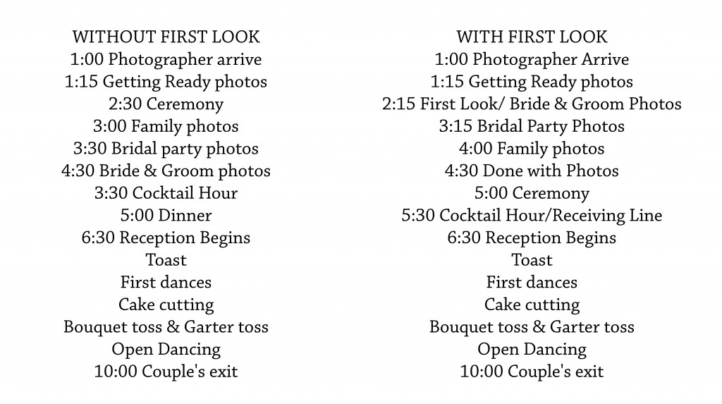 8 Hour Wedding Timeline Example Tacoma Wedding Photographer