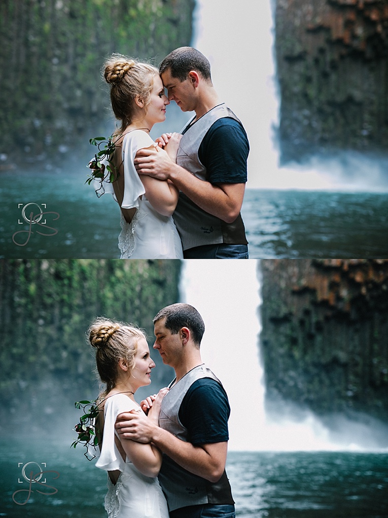 Abiqua Falls bridal themed styled shoot by Jenny Storment Photography