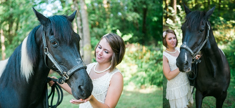 Sherman Valley Ranch bridal photos with a horse photos by Jenny Storment Photography a Tacoma wedding photographer-1