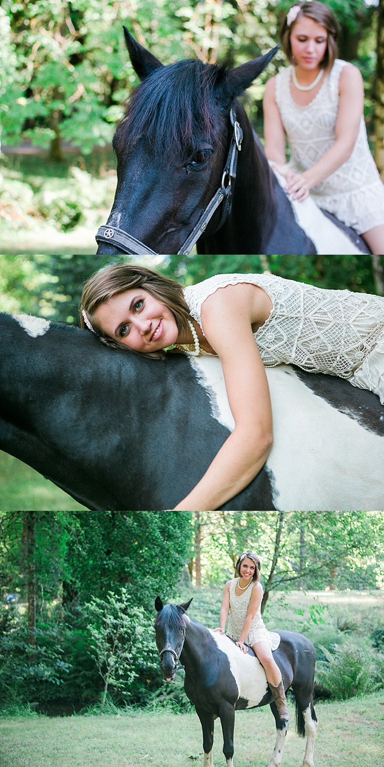 Sherman Valley Ranch bridal photos with a horse photos by Jenny Storment Photography a Tacoma wedding photographer-15