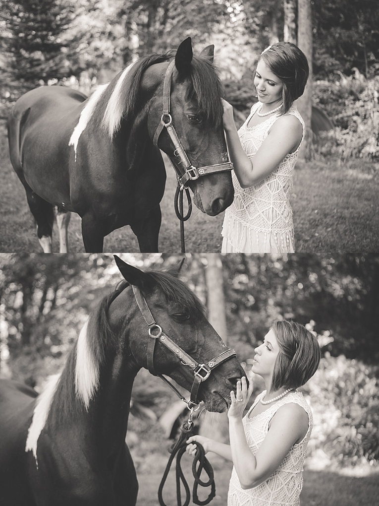 Sherman Valley Ranch bridal photos with a horse photos by Jenny Storment Photography a Tacoma wedding photographer-2