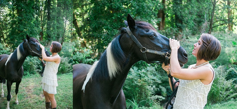 Sherman Valley Ranch bridal photos with a horse photos by Jenny Storment Photography a Tacoma wedding photographer-5