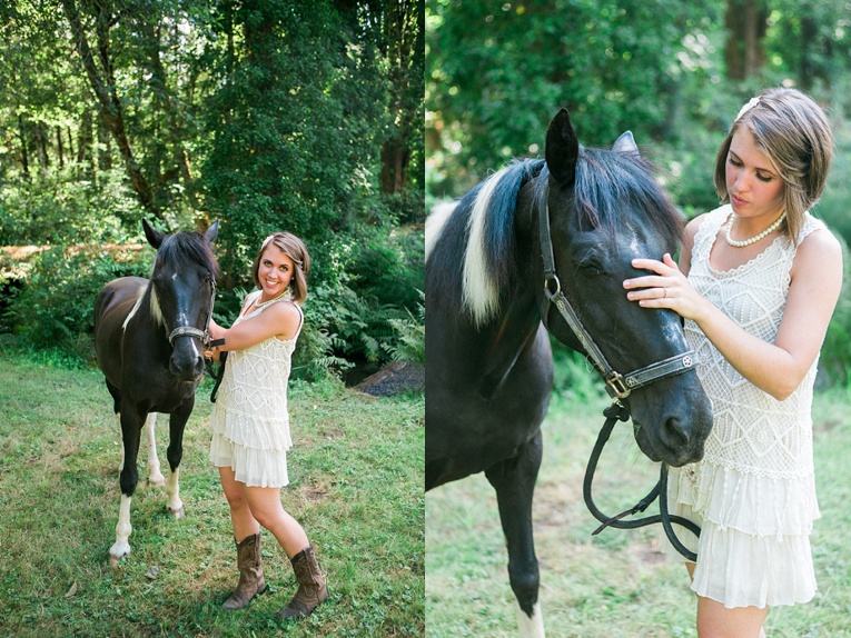 Sherman Valley Ranch bridal photos with a horse photos by Jenny Storment Photography a Tacoma wedding photographer-9