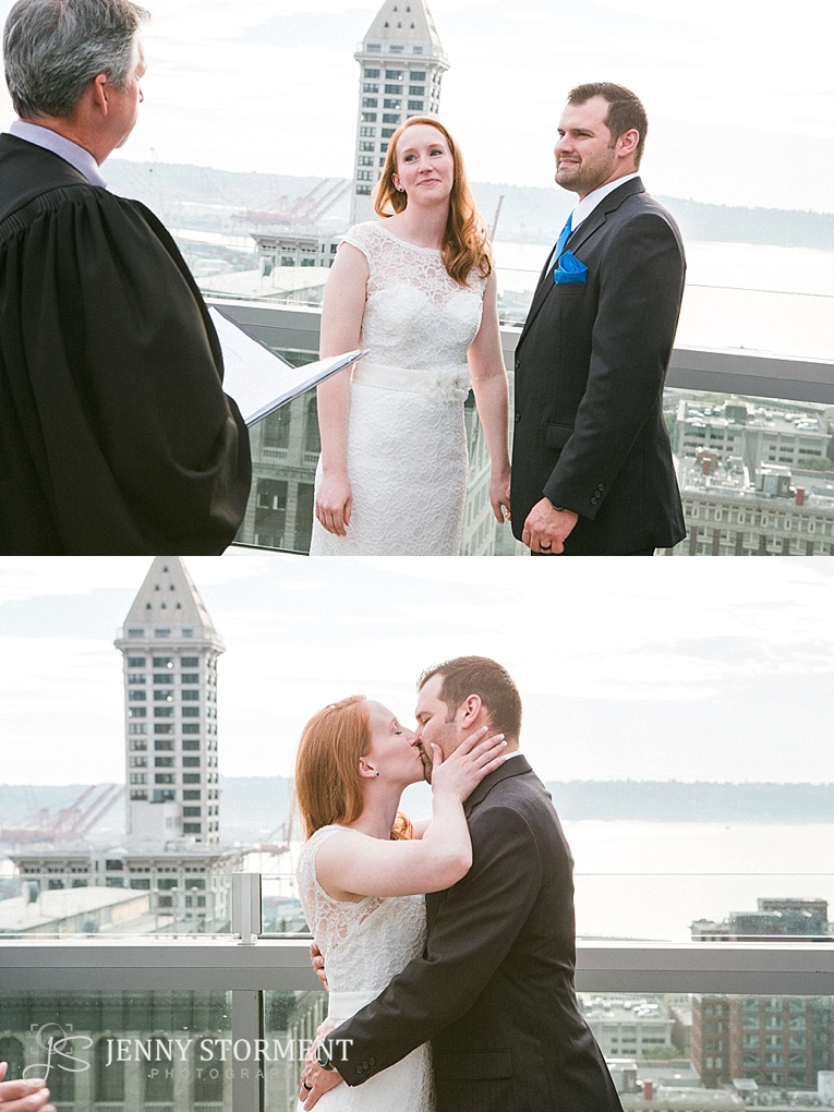 Downtown Seattle destination wedding at the Seattle Municipal Courthouse wedding by Jenny Storment Photography a Seattle Wedding Photographer-50