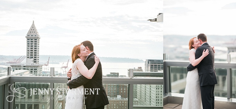 Downtown Seattle destination wedding at the Seattle Municipal Courthouse wedding by Jenny Storment Photography a Seattle Wedding Photographer-52
