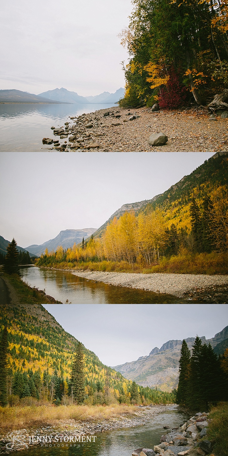 our family vacation to Glacier National Park in the fall photos by Jenny Storment Photography-1