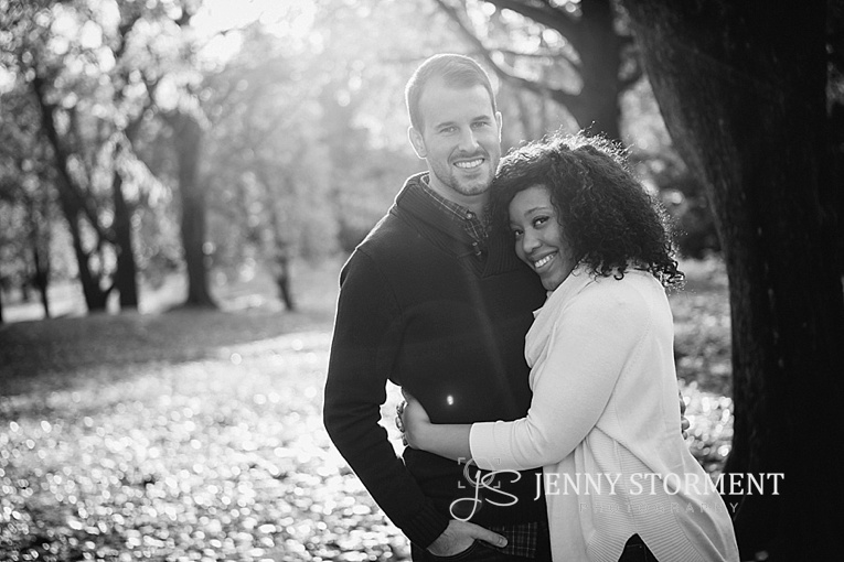 autumn engagement session in Wright Park located in Tacoma Washington engagement photos by Jenny Storment-4