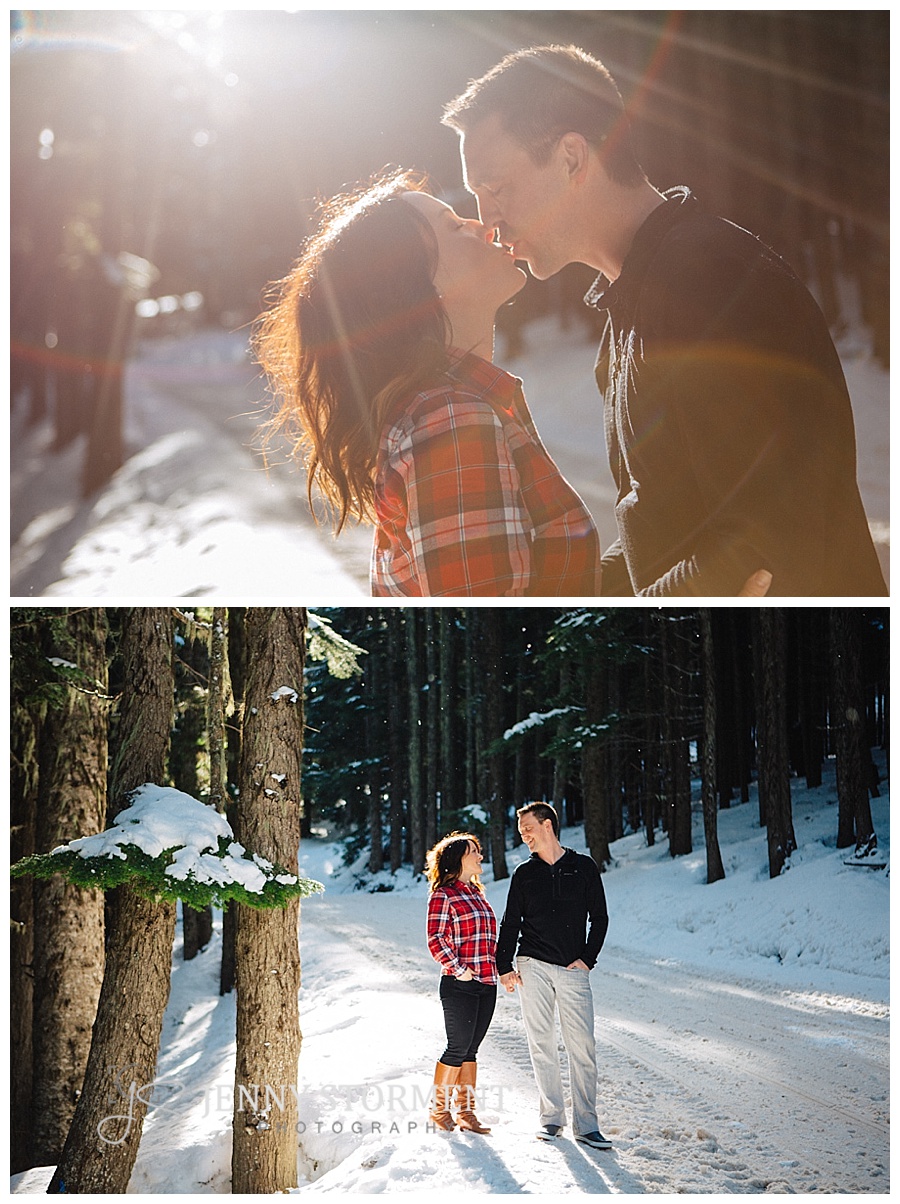 Crystal Mountain Snowy engagement photos by Jenny Storment Photography-10