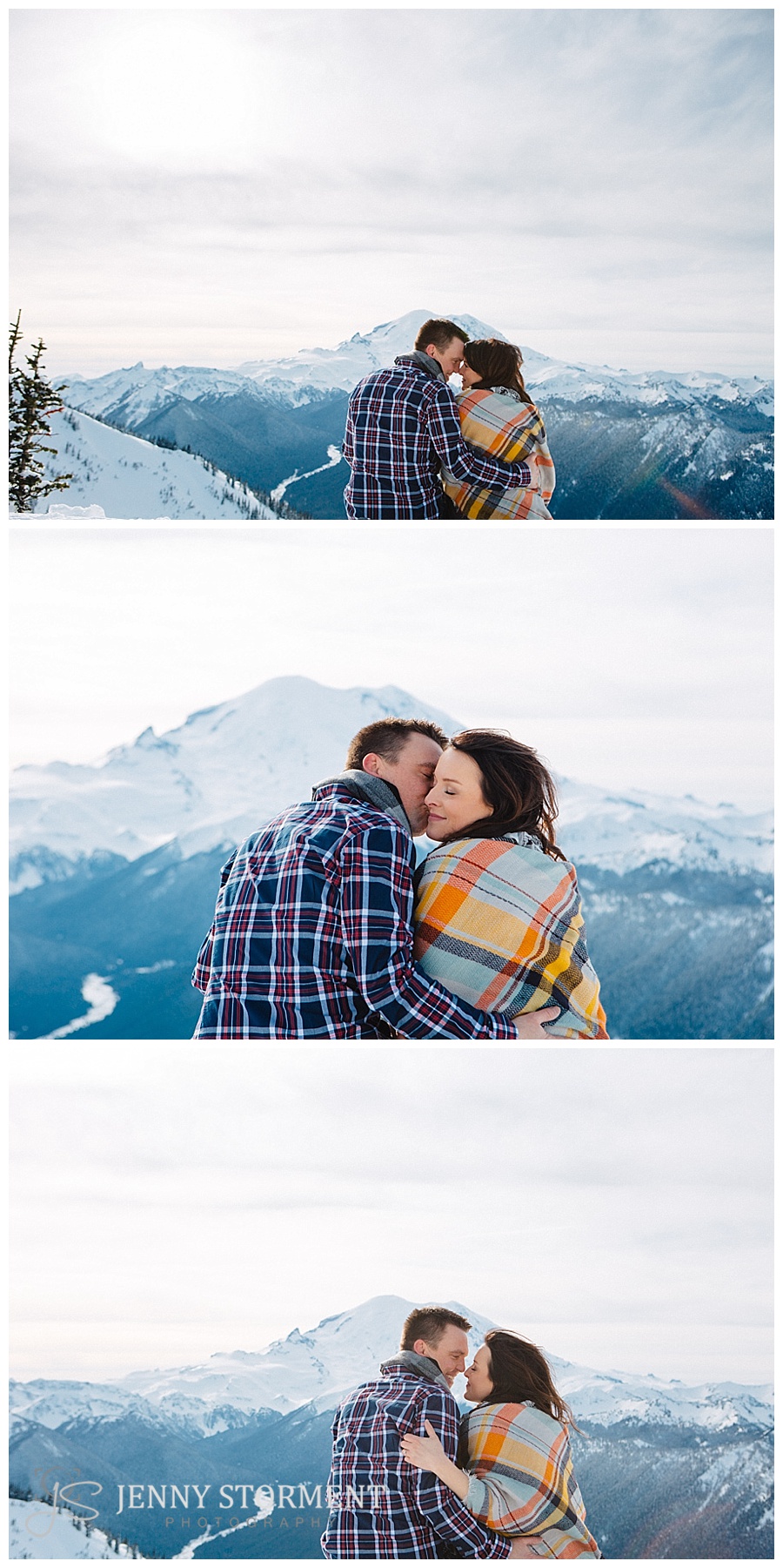 Crystal Mountain Snowy engagement photos by Jenny Storment Photography-20