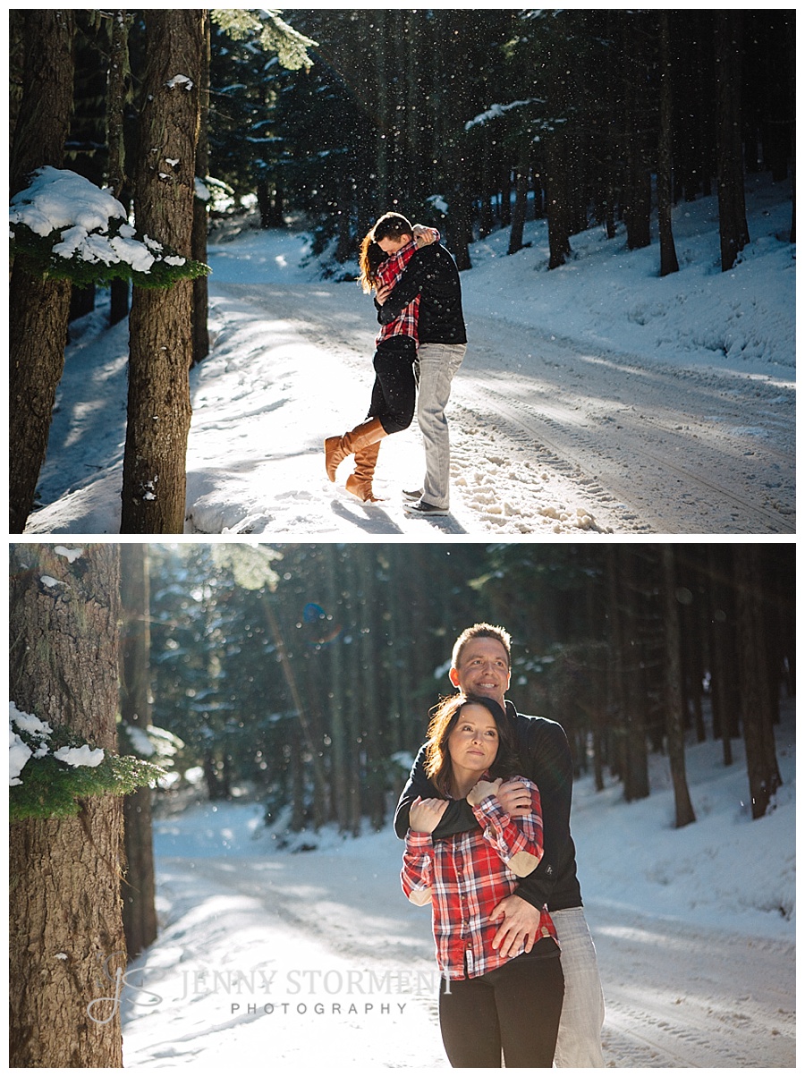 Crystal Mountain Snowy engagement photos by Jenny Storment Photography-8
