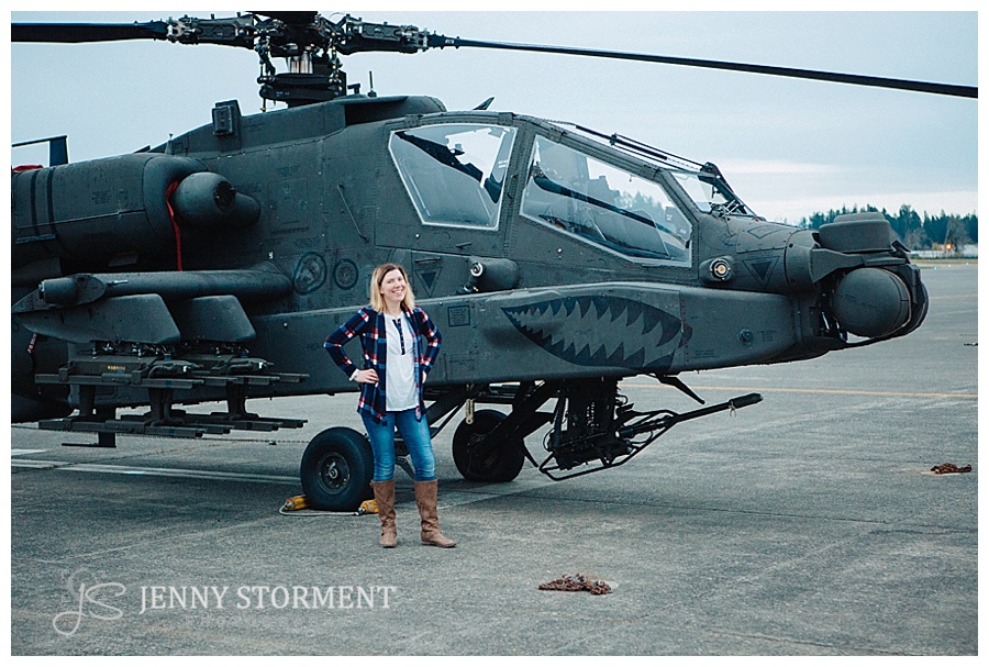 Military engagement session with Apache Helicopters by Tacoma wedding Photographer Jenny Storment-29