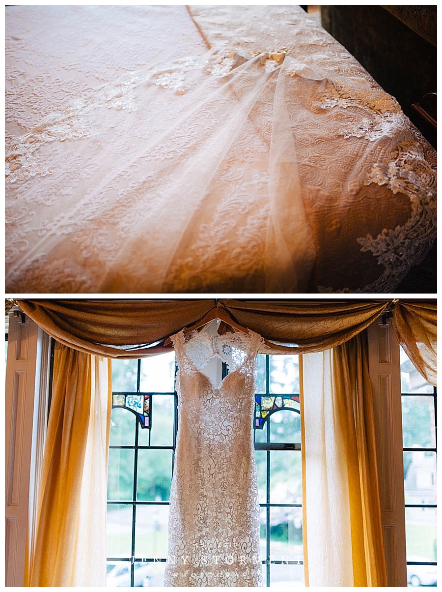 Thornewood Castle Wedding Photos by Jenny Storment Photography-12