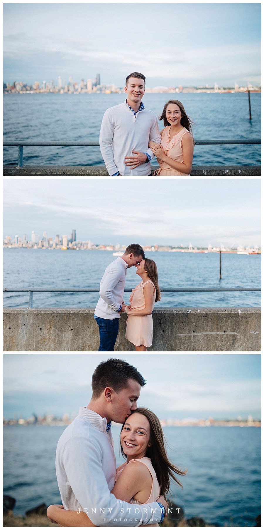 Alki Beach engagement session by Jenny Storment Photography-1