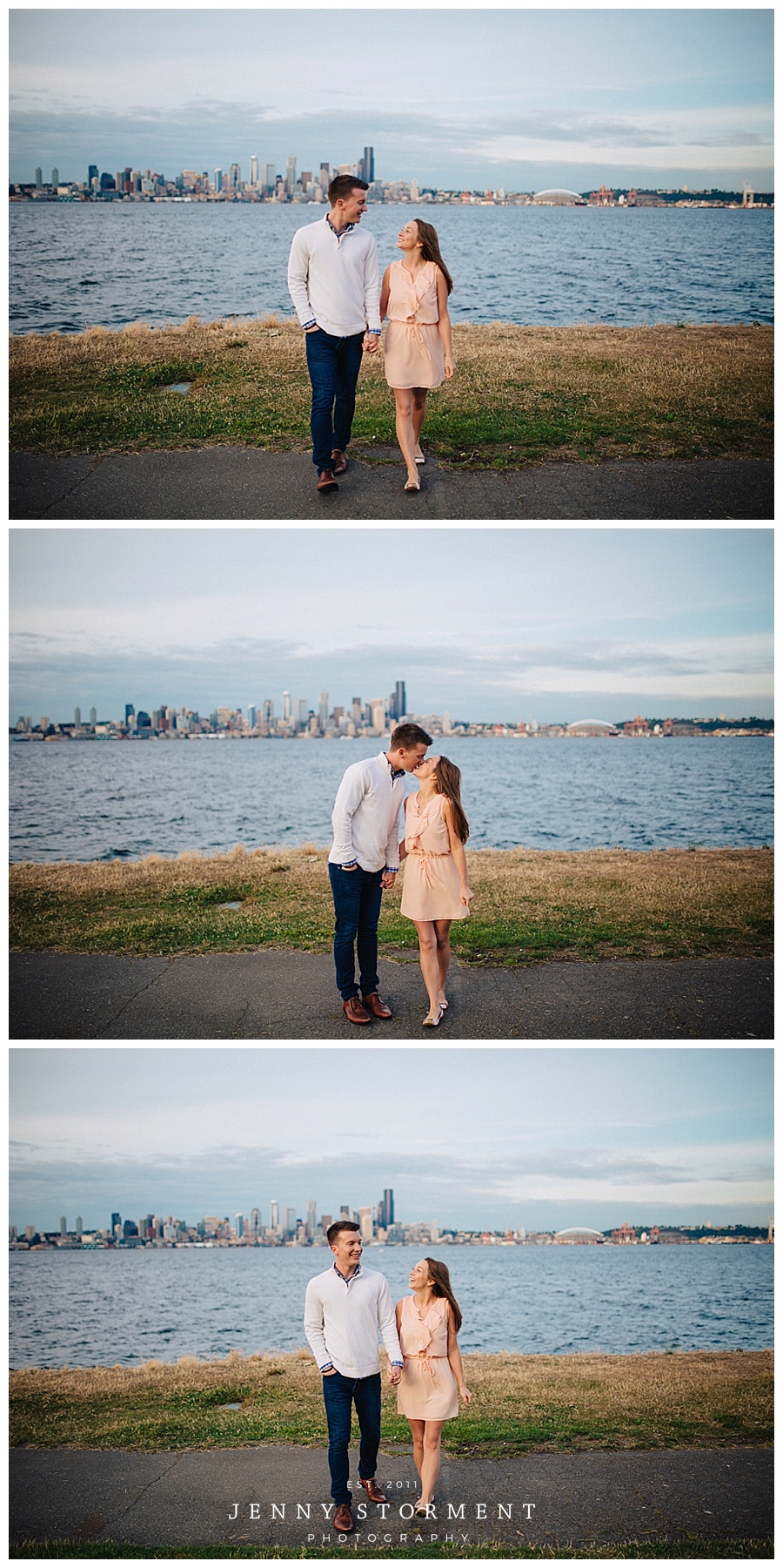 Alki Beach engagement session by Jenny Storment Photography-13