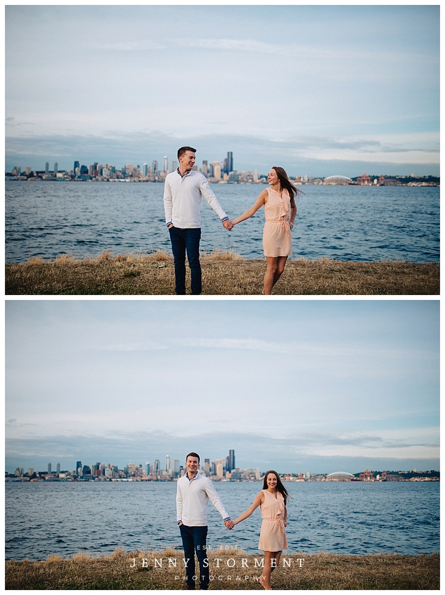 Alki Beach engagement session by Jenny Storment Photography-19