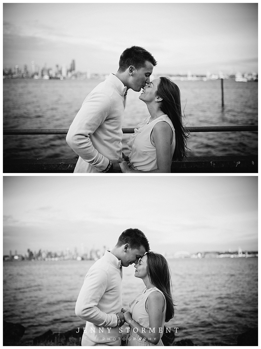 Alki Beach engagement session by Jenny Storment Photography-3