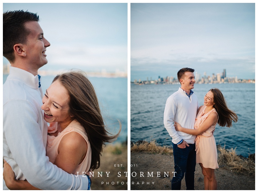 Alki Beach engagement session by Jenny Storment Photography-8