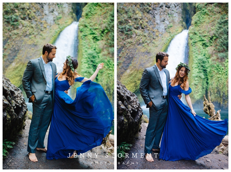 Wahclella Falls elopement photos by Jenny Storment Photography-44