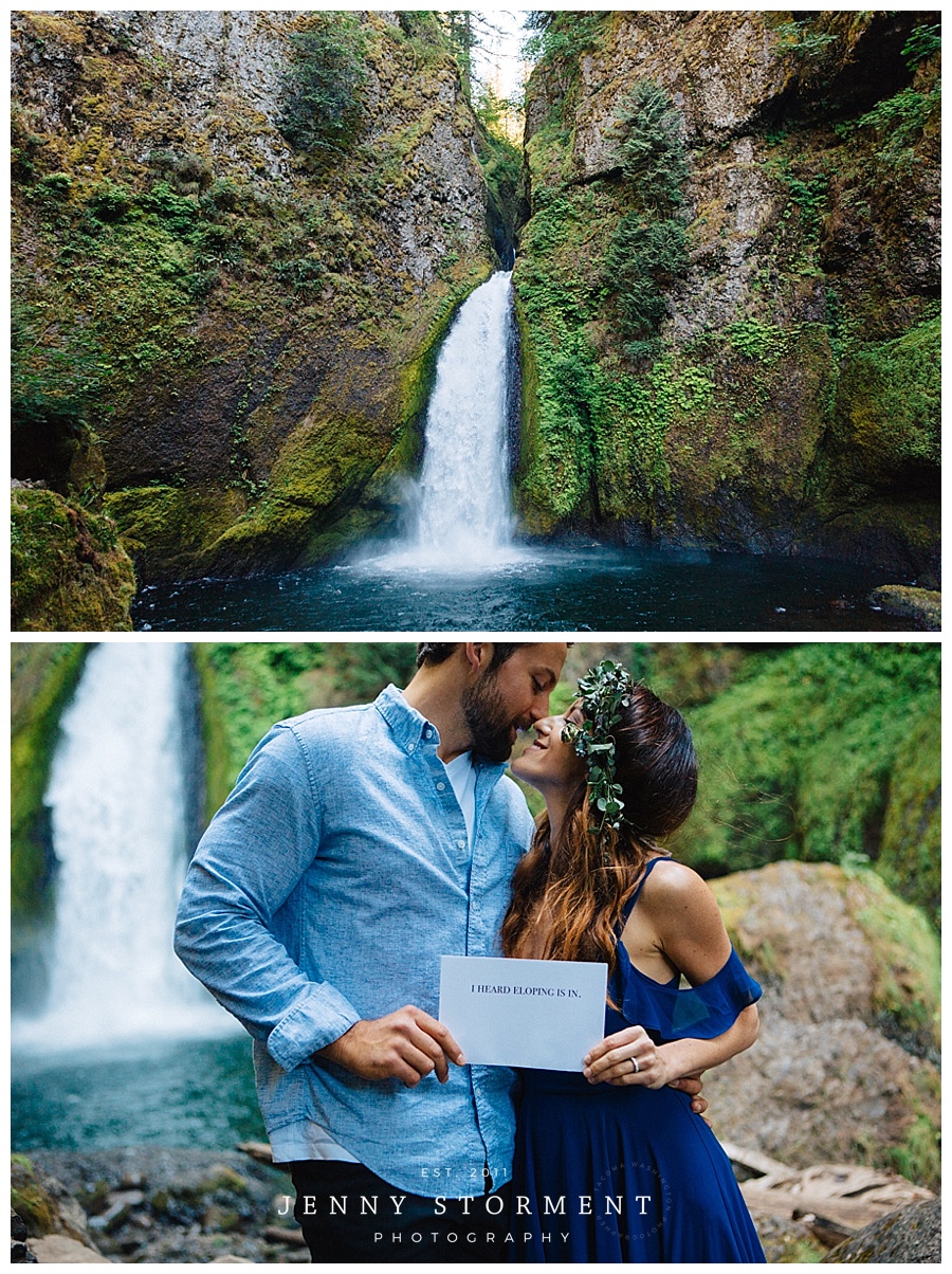 Wahclella Falls elopement photos by Jenny Storment Photography-56