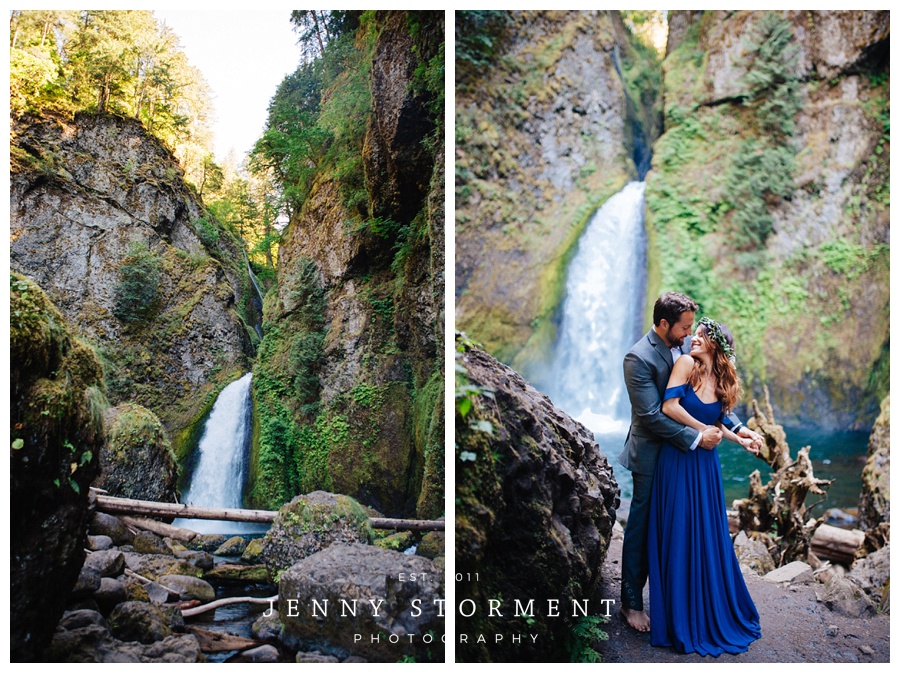 Wahclella Falls elopement photos by Jenny Storment Photography-24